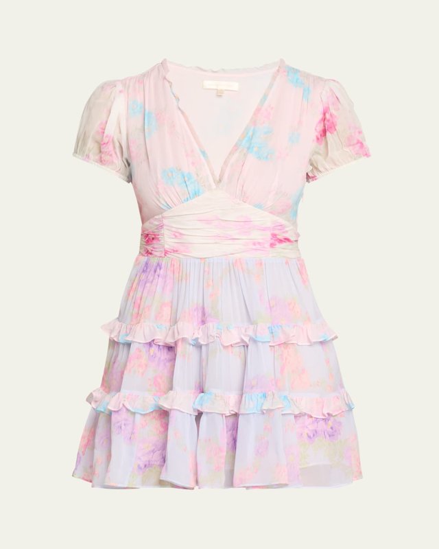 Spirea Chiffon Mini Dress